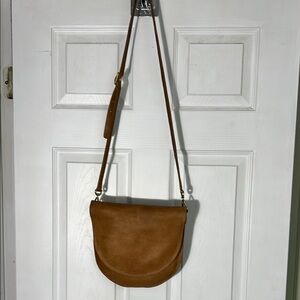 Sseko Tan Leather Crossbody Bag